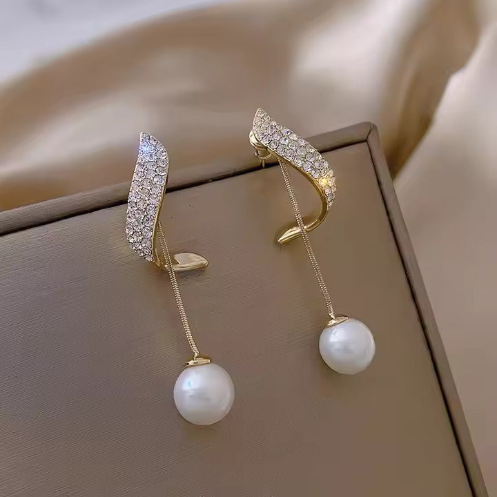 Pearl Drop & Dangler Earring-soristyle