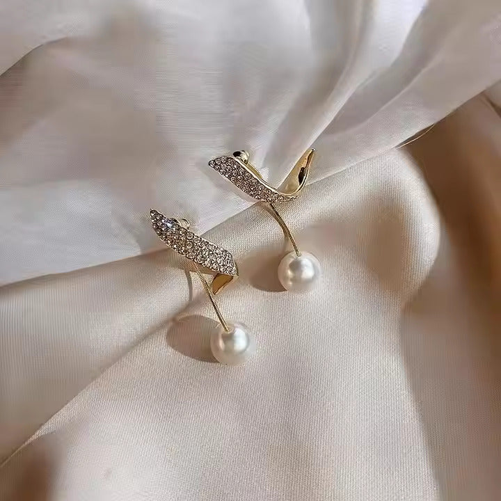 Pearl Drop & Dangler Earring-soristyle
