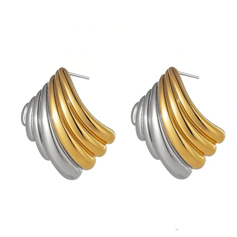 Hypoallergenic Geometric Stud Earrings for Women
