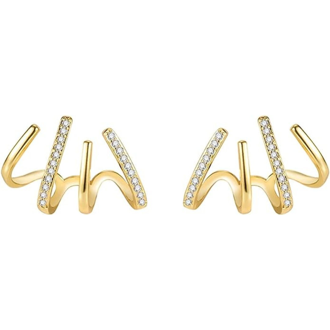 Spiral Hoop Earrings-soristyle